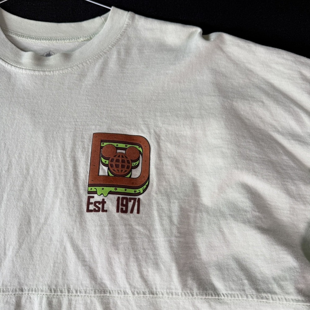 WDW Disney World Mickey Ice Cream Sandwich Mint Green Spirit Jersey Size XL - Picture 9 of 11